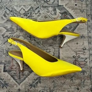 TORY BURCH Satin Slingback Heel